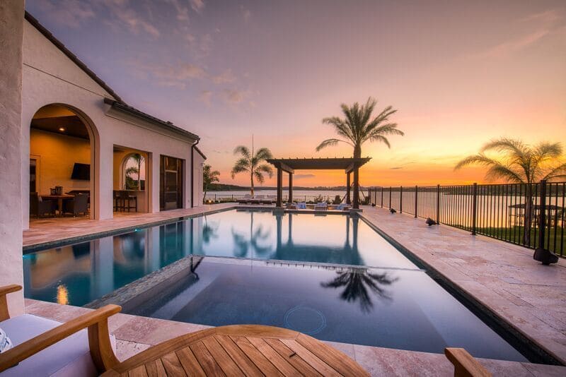 344 Pool twilight