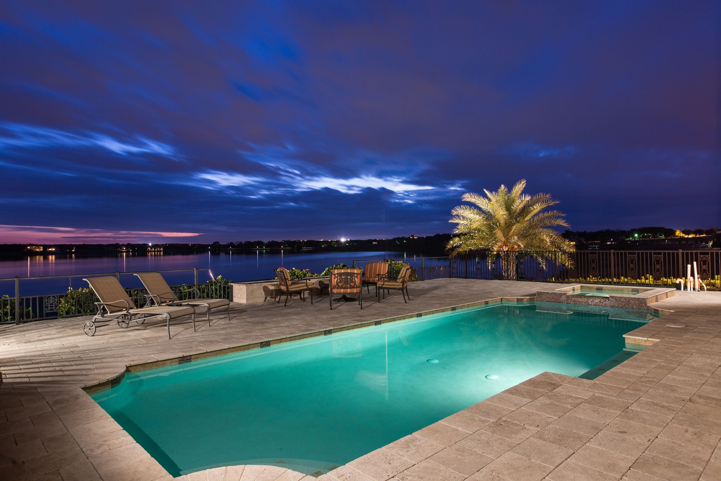 twilight pool